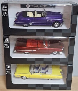 NEW RAY CITY CRUISER 1/43 SCALE LOT (3) ALL DIFFERENT NEW - Picture 1 of 4