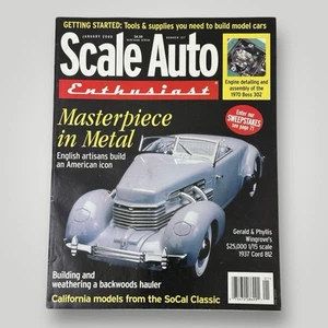 Scale Auto Enthusiast Magazine JAN 2000 #127 Masterpiece in Metal, 1937 Cord 812 - Picture 1 of 5