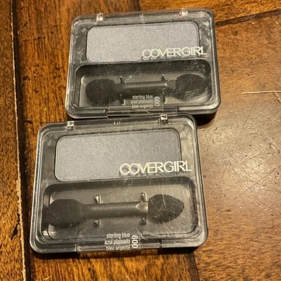 CoverGirl Eye Enhancers 1-Kit Eyeshadow, #600 STERLING BLUE New! Sealed! Lot Of2 - Image 1 of 2