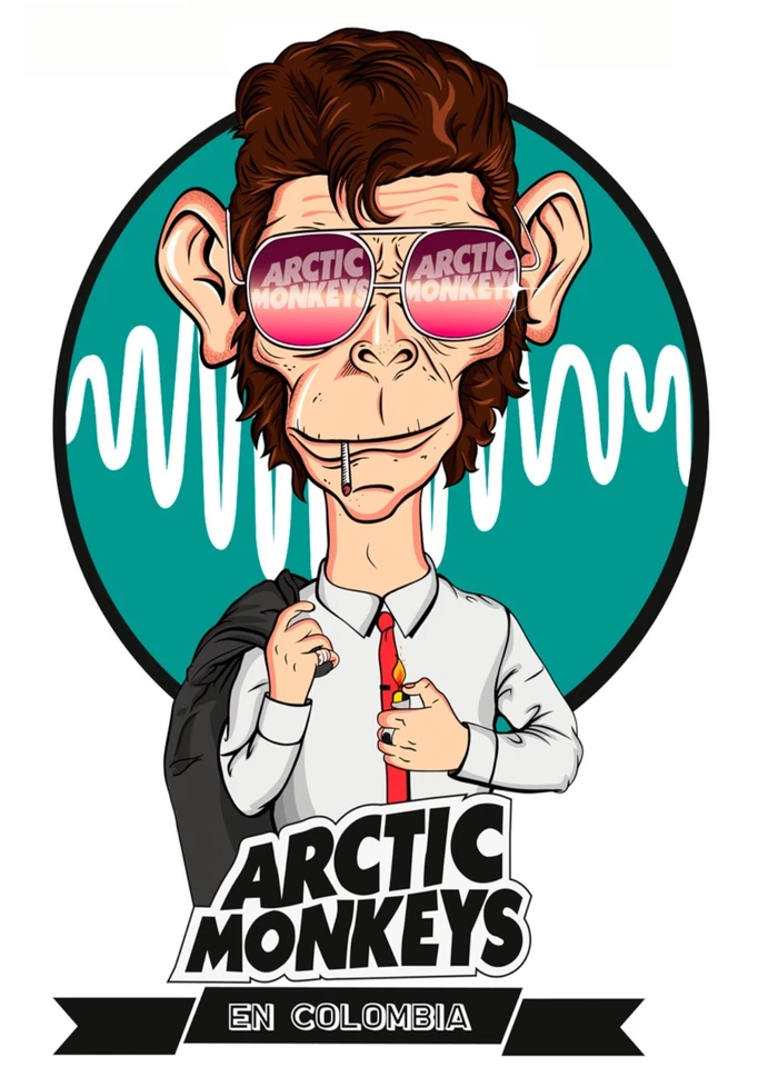 Arctic Monkeys - En Colombia - A4 Mini Print/Poster - Image 1 of 1