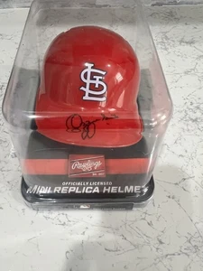 Ozzie Smith St. Louis Cardinals Signed Autographed Mini Helmet Beckett Witnessed - Picture 1 of 5