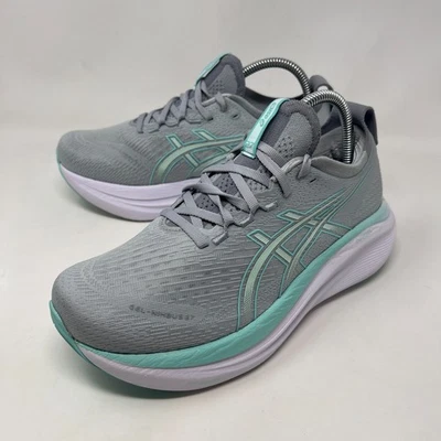 Asics Gel-Nimbus 27 Zapatos para Correr para Mujer Talla 8 Tenis Anchos Atléticos Caminar Gimnasio Foto 1 de 4