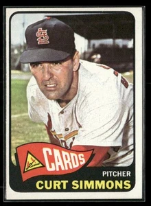 1965 Topps #373 Curt Simmons EX/EX+ Set Break - See Images for Condition. - Imagen 1 de 2