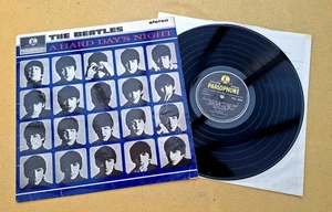 BEATLES " A HARD DAY'S NIGHT " SUPER ORIGINAL UK RARE STEREO - Picture 1 of 10