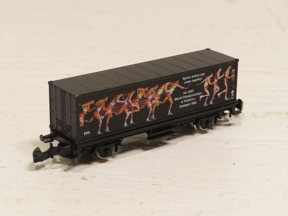 Marklin 31964 Z Mini Club DB Two Axle Container Car 4th IAAF 1993 LN - Image 1 of 4