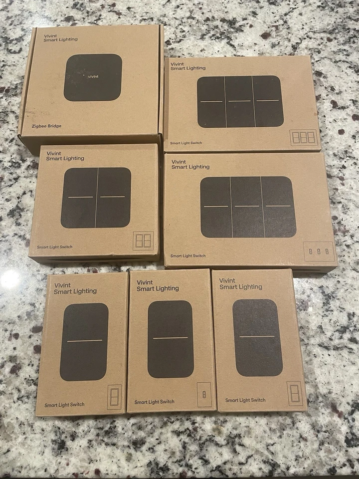Vivint Smart Lighting Zigbee Bridge Switch Lot - Image 1 of 1