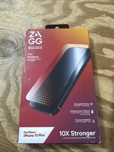 ZAGG Apple iPhone 15 Plus Glas XTR Displayschutzfolie - Neu - Bild 1 von 3