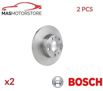 BREMSSCHEIBEN SATZ PAAR VORNE BOSCH 0 986 478 843 2PCS P NEU OE QUALITÄT - Image 1 of 4