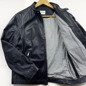 Excellent condition Armani Collezioni rider's jacket, black, size 48 - Picture 1 of 24