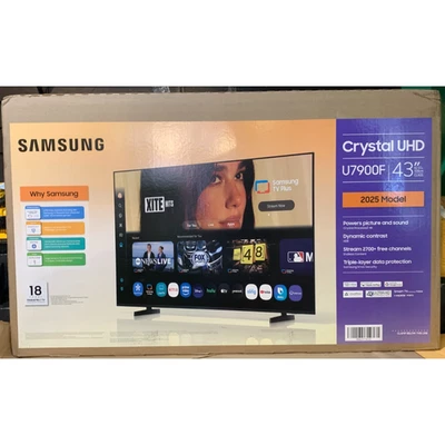 Samsung 43" Crystal UHD U7900F 4K Smart TV (2025) - Image 1 of 3