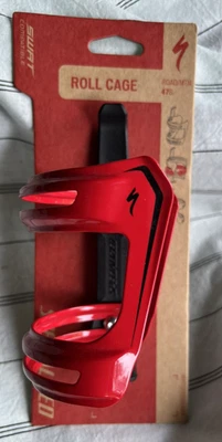 NEW GENUINE Specialized ROLL bicycle WATER BOTTLE CAGE  Red/Black - Image 1 of 4