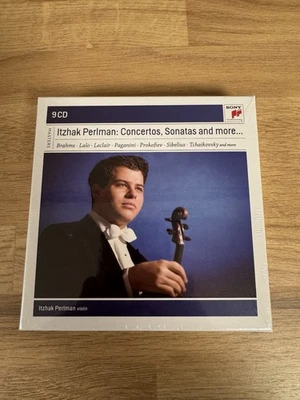 Itzhak Perlman Plays Concertos, Sonatas & More 9CD Box Sony Classical SEALED - Image 1 of 3