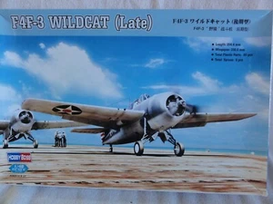 1/48 Hobby Boss Grumman F4F-3 Wildcat WWII US Navy Fighter *Sealed Kit NEU - Bild 1 von 2