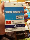 Ps4 Just Cause 3 Pre Order Target Collectible Reservation Card