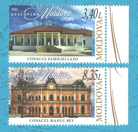2022 , Moldova , Discover Moldova , 2 v., MNH Cover