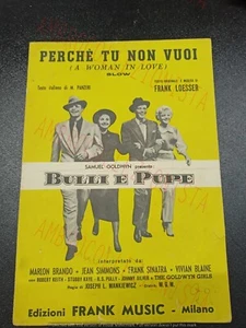 Spartito MusicalePerchè Tu Non Vuoi - Bulli e Pupe Brando Sinatra Blaine Simmons - Bild 1 von 2
