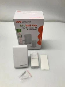 I6 SCS SENTINEL 3760074132850 Sonnette sans fil EcoBell Batteries 100 - Photo 1/6
