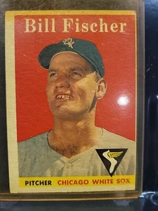 1958 Topps Bill Fischer Rookie Baseball Card #56 EX Quality - Picture 1 of 2