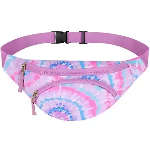 Kids Fanny Pack Girls Tie Dye Fanny Pack for Kids 6-8 8-12 Toddler Little Gir... - Picture 1 of 7