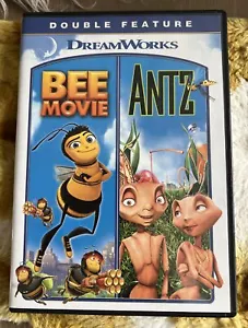 Bee Movie & Antz Movie Double Feature DVD 2013 Dreamworks - Picture 1 of 11