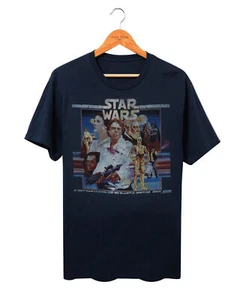 Star Wars Retro Movie Art Men's T-Shirt - Picture 1 of 1