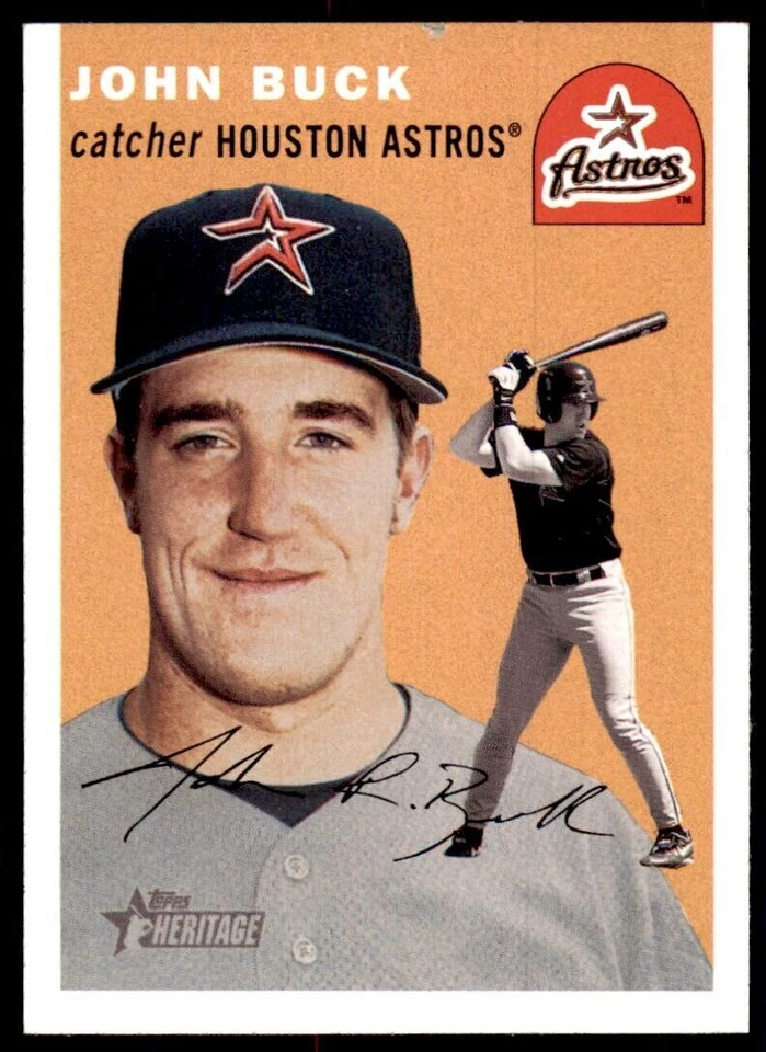 2003 Topps Heritage John Buck Houston Astros #291 - Image 1 of 2