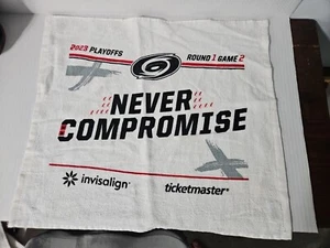 Carolina Hurricanes 2023 Round 1 Game 1 Playoff Rally Towel Never Compromise  - Picture 1 of 8