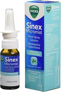 VICKS SINEX MICROMIST NASAL SPRAY for BLOCKED NOSE AND SINUS RELIEF 8 PACKS - Picture 1 of 5