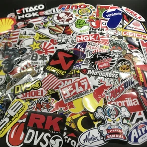 Lot Set of 120 Motorcycle Motocross Decals Stickers Racing ATV UTV Dirtbike - Picture 1 of 9