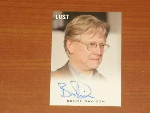 LOST ARCHIVES: BRUCE DAVIDSON as DR. BROOKS Autographed Trading Card 2010 - Picture 1 of 2