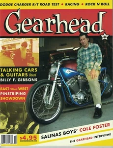 Gearhead Magazine #14 ZZ Top Billy Gibbons Choppers Cole Foster Hot Rods Punk - Picture 1 of 4