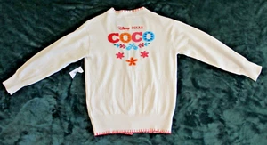 NWT Girls 7 / 8 Disney Pixar Coco Cardigan Sweater - Picture 1 of 10