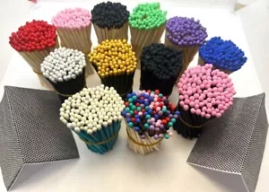 4 inches ( 10cm) Long Safety Matches Coloured + FREE Striker Paper 100 Matches - Picture 1 of 25