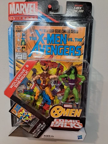 WOLVERINE & SHE-HULK  MARVEL'S  X MEN COMIC PACKS NEW Cover