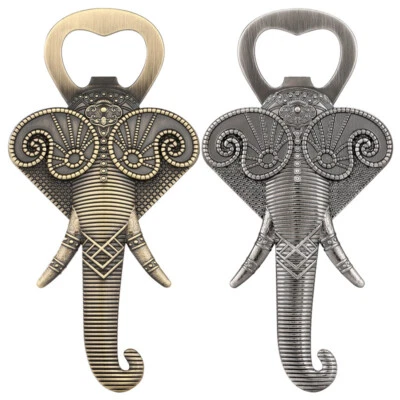 Elephant Nose Design Beer Bottle Opener Metal Corkscrew for Party Club Openers - Image 1 of 4