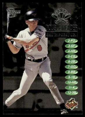 1998 SkyBox Dugout Axcess Double Header Cal Ripken Jr. Baltimore Orioles #1 - Image 1 of 2