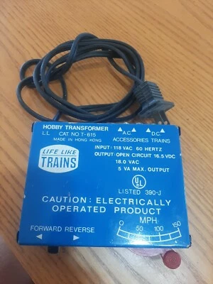 Transformador vintage Life Like Hobby T-615 Foto 1 de 3