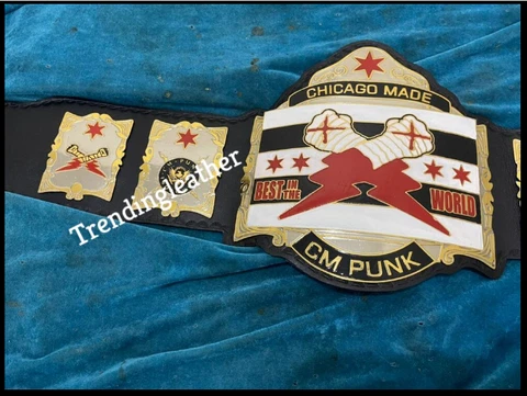 CM Punk Custom Wrestling Championship Belt Adult Size Cover