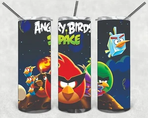 GAMER ANGRY-BIRDS DESINGS 20 Unzen Edelstahl doppelwandiger dünner Becher mit S - Bild 1 von 3