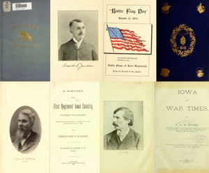 Iowa in the Civil War History Genealogy Records - 45 Old Rare Books on DVD - Imagen 1 de 12