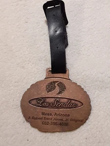 KEY WATCH GOLF BAG FOB LAS SENDAS MESA ARIZONA ROBERT TRENT JONES JR ORIGINAL - Picture 1 of 4