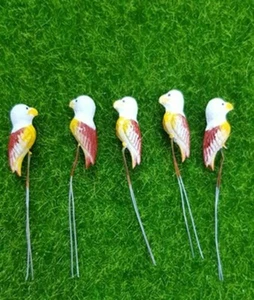 5 Tiny Eagle Birds Miniature Dollhouse Fairy Garden Decor Terrarium Accessories - Picture 1 of 2