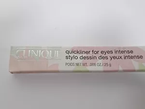 CLINIQUE Quickliner per occhi 0,008 once / 0,25 g Intense Midnight 08 nuovo con scatola P&P gratuito - Foto 1 di 7