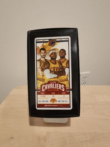Cleveland Cavaliers 2016 NBA Champions Metal Commemorative Ticket With Stand Cover