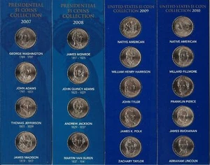 2007, 2008, 2009, & 2010 PRESIDENTIAL & NATIVE AMERICAN DOLLAR UNCIRCULATED SET - Picture 1 of 6