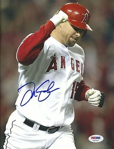 Tim Salmon Signed Angels 8x10 Photo PSA/DNA COA Picture 2002 World Series Auto 1 - Picture 1 of 2