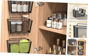 Hanging Upgrade Kitchen Baskets Wire Storage Basket Over the Cabinet Door - Picture 1 of 8