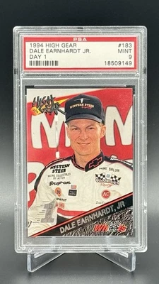 1994 High Gear Dale Earnhardt Jr Day 1 PSA 9 Rookie Racing Card - Image 1 of 2
