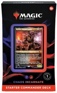 Magic Commander Deck Starter 2022 "Chaos Incarnate" English Sealed Rakdos Edh - Bild 1 von 7