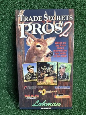 Lohman Trade Secrets of the Pros 2: VHS Video Whitetail Deer Hunting Big Bucks - Image 1 of 4